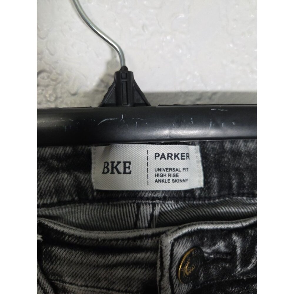 BKE Jeans Womens 31x27 Gray Parker Universal Fit High Rise Ankle Skinny Denim - Picture 7 of 10